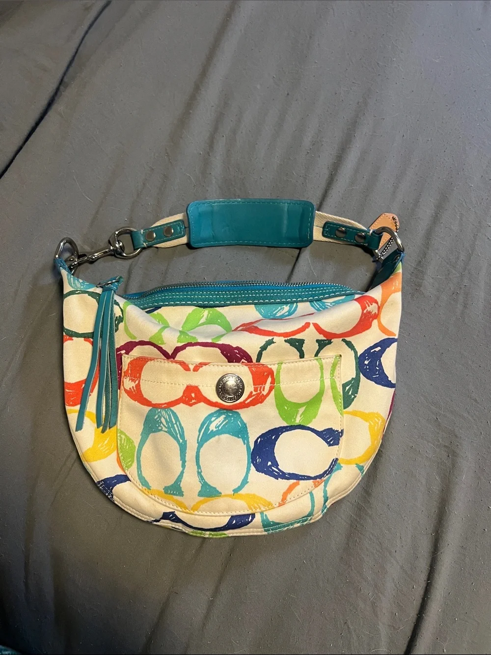 Coach ‘scribble’ c slouchy hobo bag